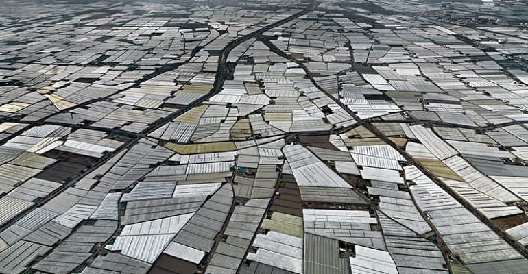 almeria's plastic greenhouses